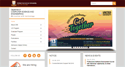 Desktop Screenshot of cse.uiu.ac.bd